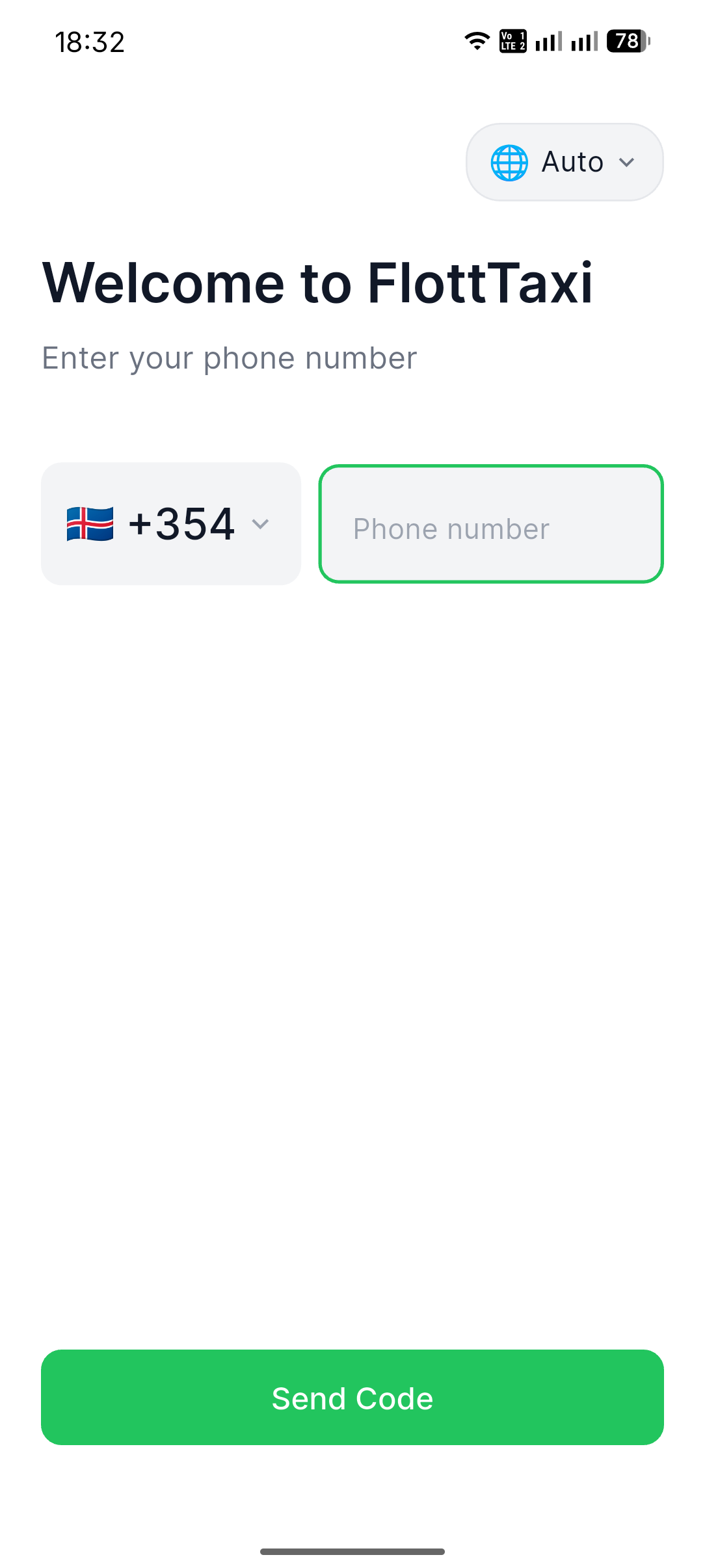 Flott Iceland app screenshot 1