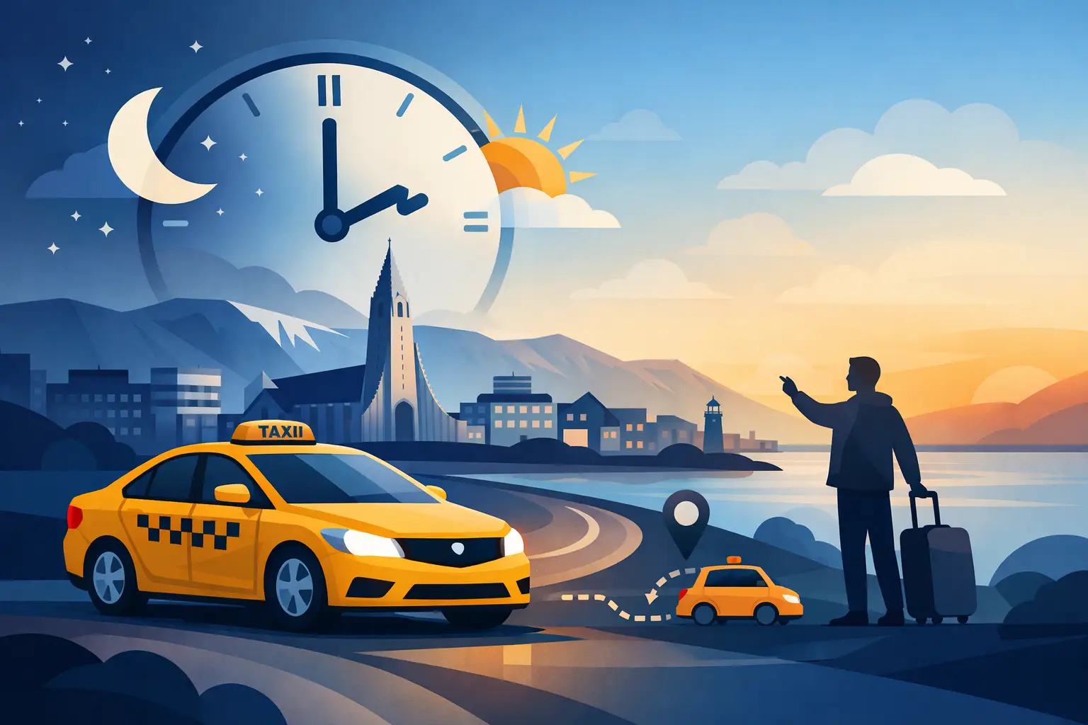 24 Hour Taxi Reykjavik: What to Expect