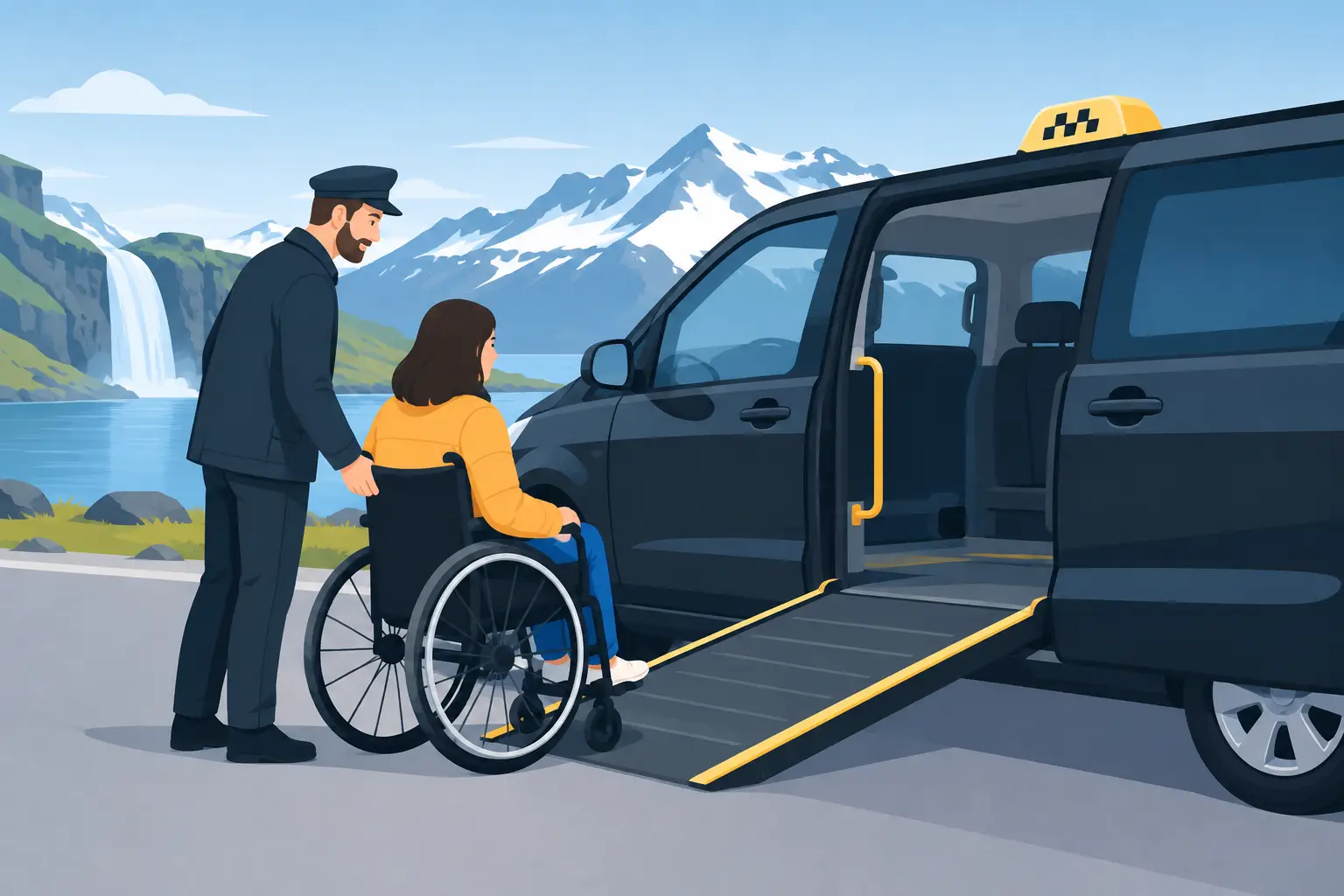 Accessible Taxi Ride in Iceland: What to Expect