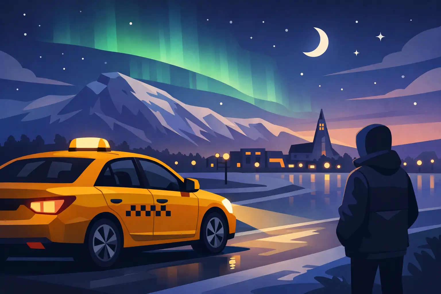 Are Taxis Available All Night in Iceland?