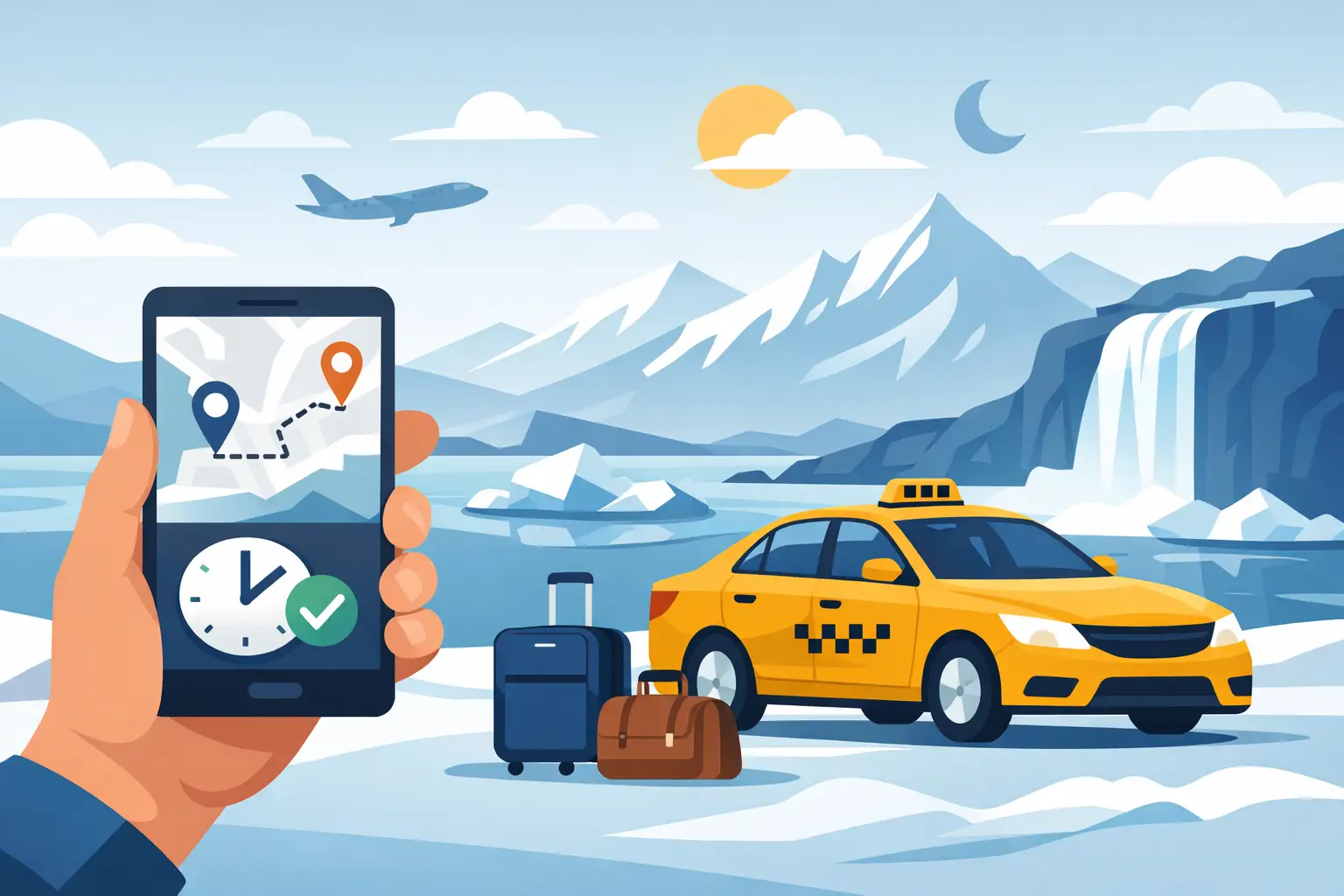 Can I Book Taxi Ahead in Iceland?