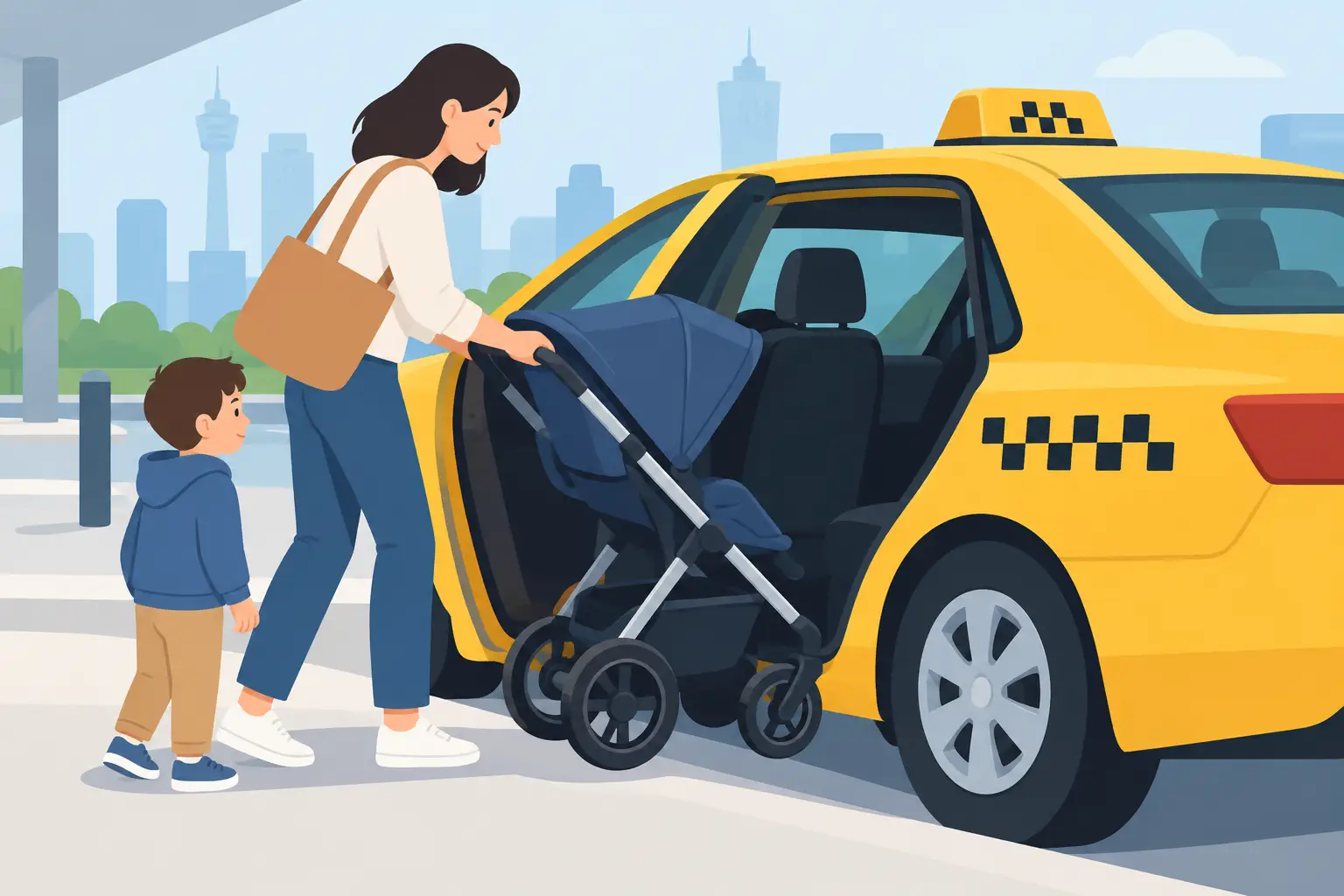Can Taxis Carry Strollers? What Families Need