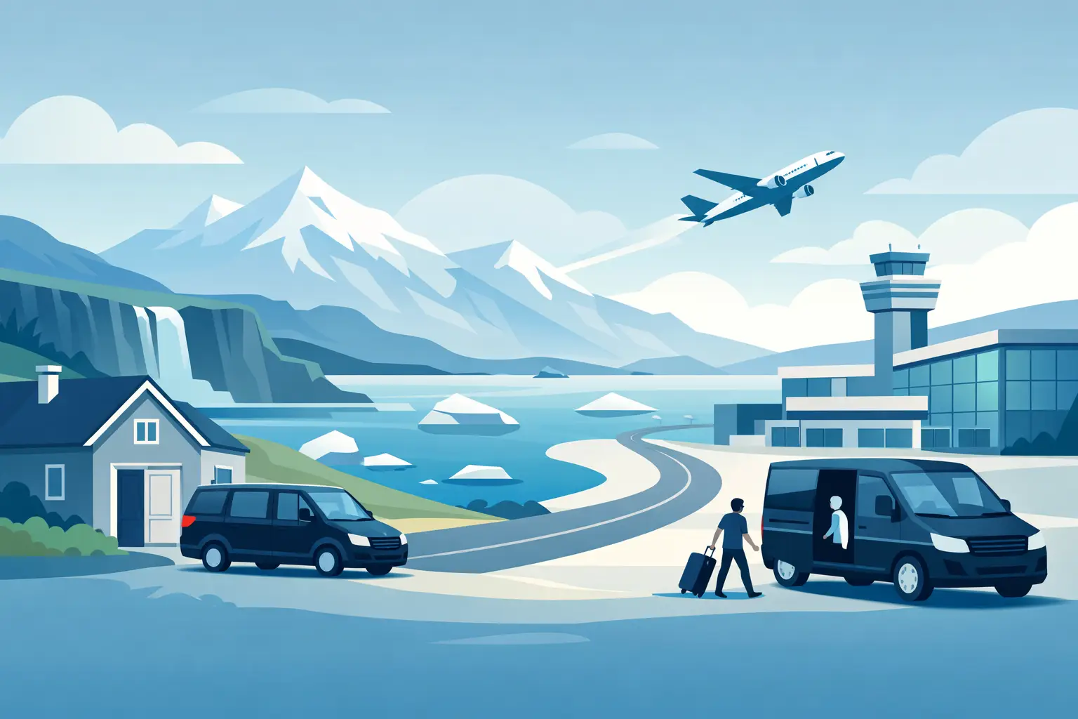 A Door to Door Airport Ride Across Iceland