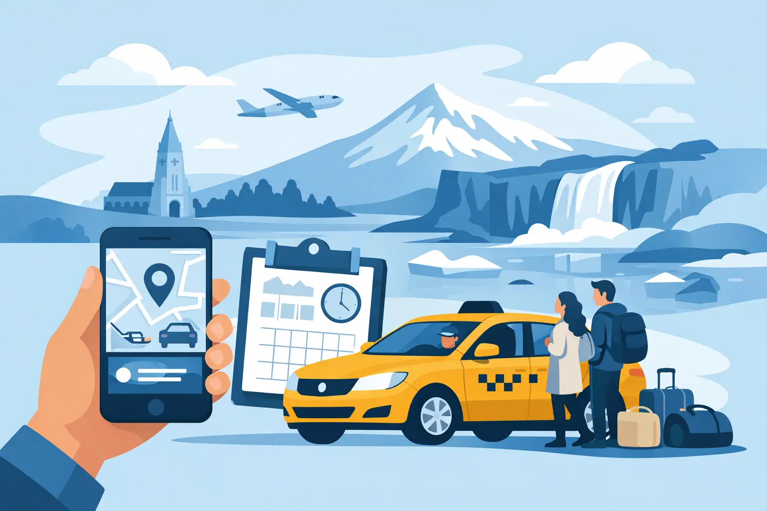 How to Reserve Hourly Taxi Service in Iceland