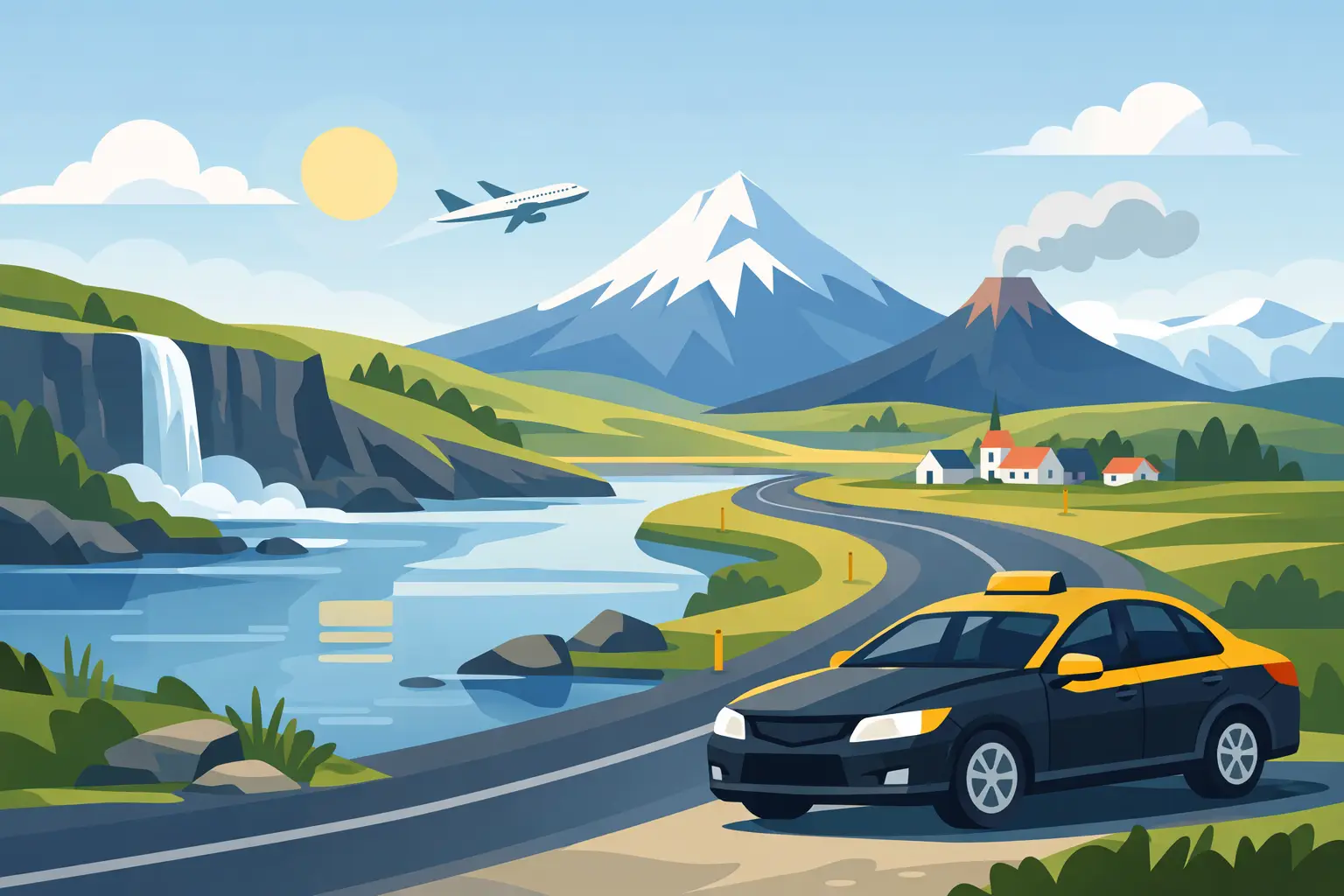 Out of Town Taxi Options in Iceland