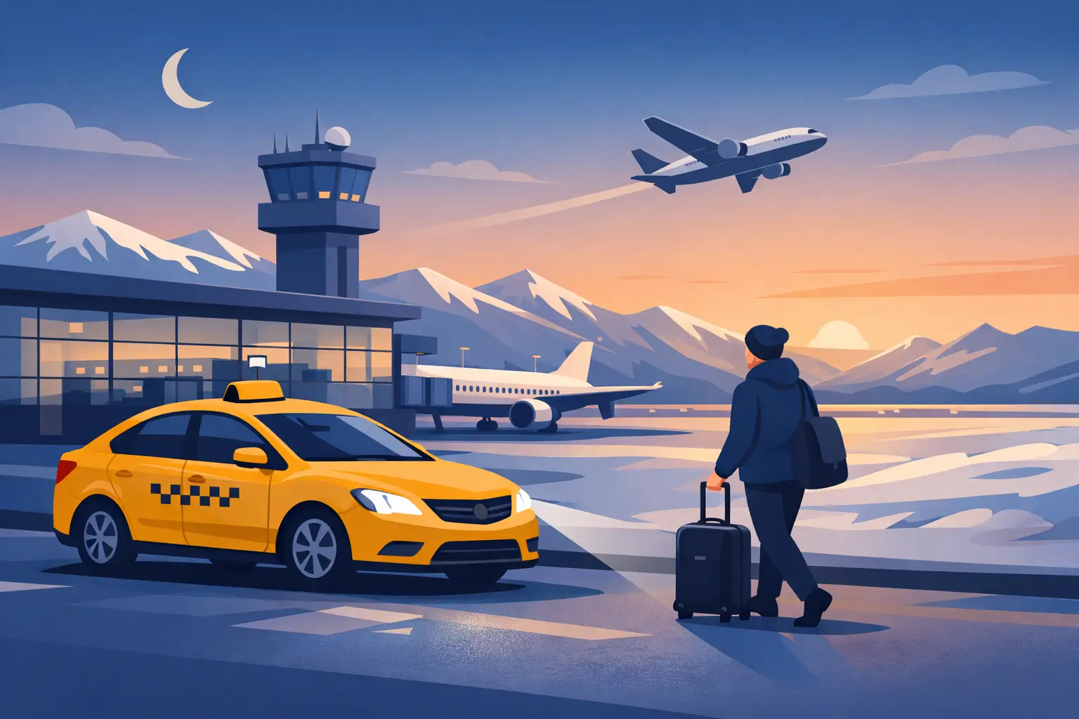 Reliable Taxi for Early Flights in Iceland
