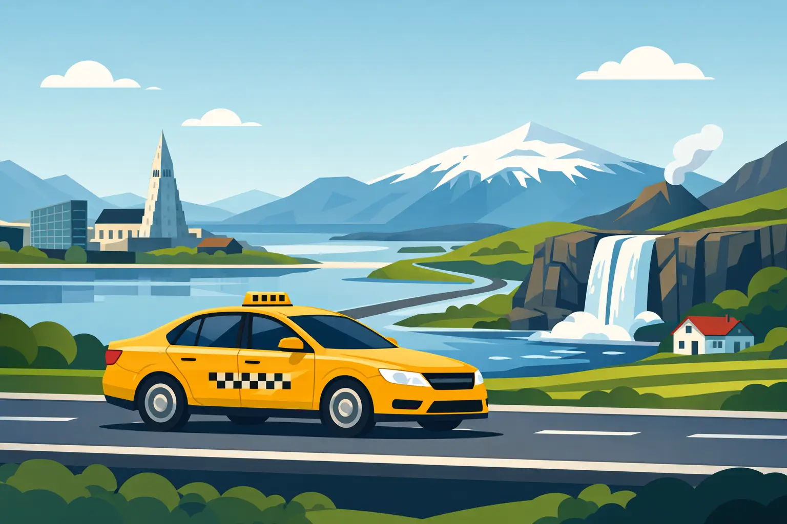 Taxi to Selfoss from Reykjavik