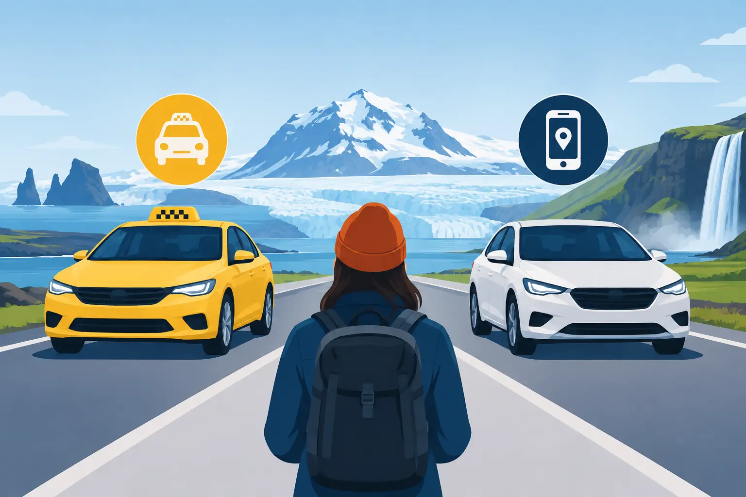 Taxi Versus Rideshare in Iceland: Best Choice
