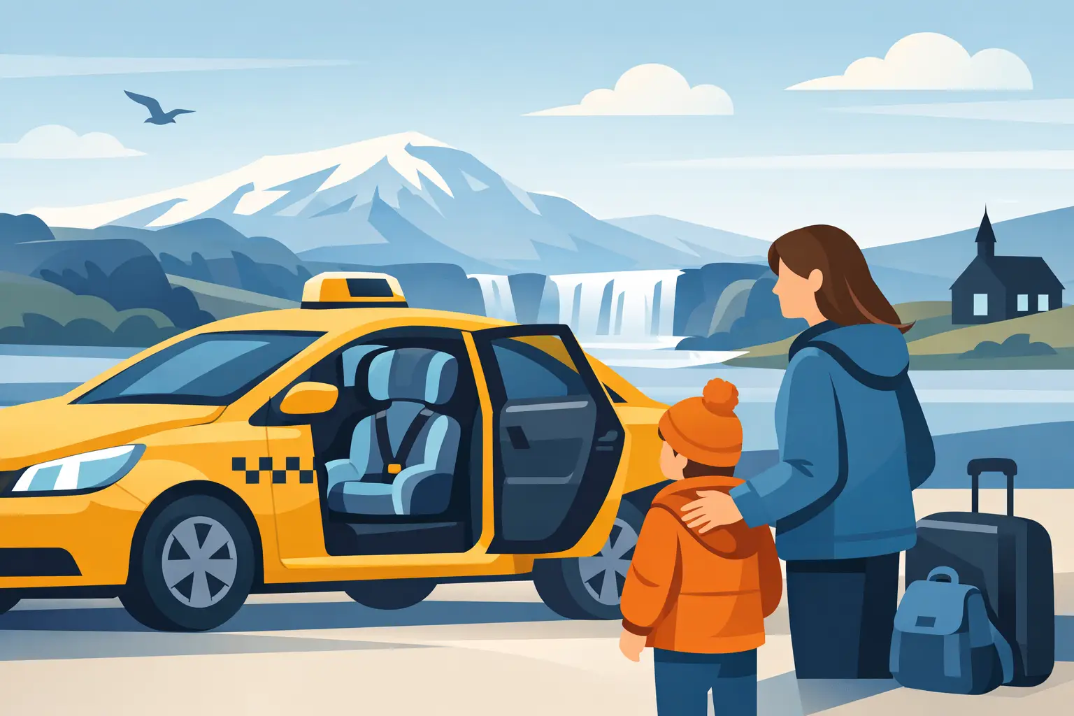 Taxi With Child Seat Iceland: What to Book